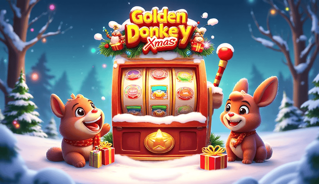 Golden Donkeyy Xmas Sensasi Slot Natal dari YGGDRASIL